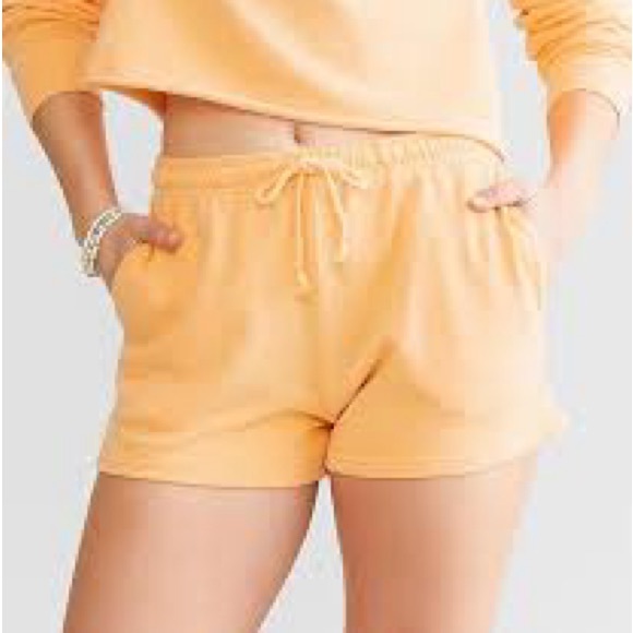 Forever 21 Pants - Forever 21- Women's Tan Drawstring Shorts Size Large
